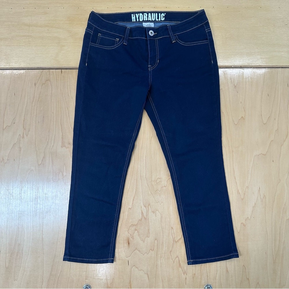 Hydraulic Women’s Stretch Dark Denim Jeans - Straight Leg - Size 13/14